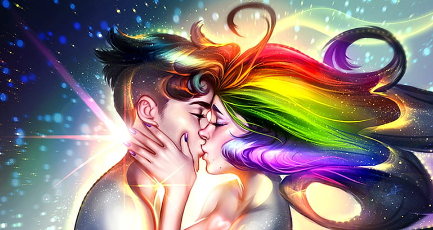 rainbow kiss meaning